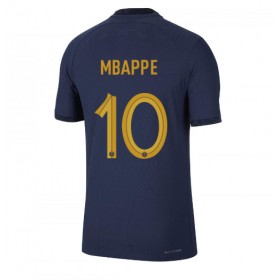 Herren Fußballbekleidung Frankreich Kylian Mbappe #10 Heimtrikot WM 2022 Kurzarm